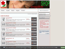 Tablet Screenshot of anagalideshop.com